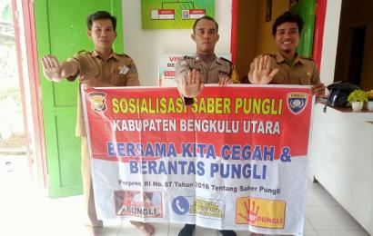 Stop Pungli, Polsek Giri Mulya Melaksanakan Soialisasi di Desa Suka Mulya
