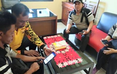 Kapolsek Lais Sosialisasikan Polri Super App, Ajak Perangkat Desa Unduh Aplikasi
