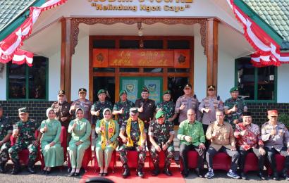 Kapolres Lebong Turut Sambut Kunjungan Danrem di Rejang Lebong