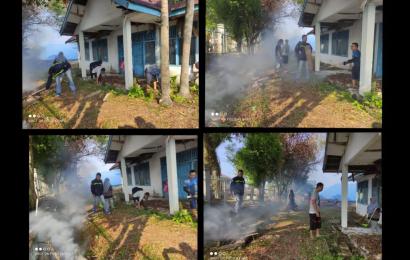 Bhabinkamtibmas dan Polis RW Polsek Teluk Segara Gotong Royong Bentuk Kampung Keluarga Berkualitas