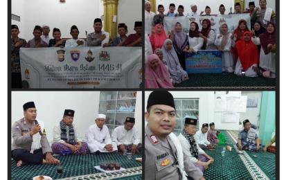 Bhabinkamtibmas Polsek Gading Cempaka Hadiri Pengajian Majelis Taklim Masjid AL- Munawwarah