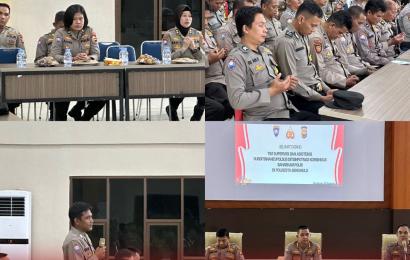 Tingkatkan Efektefitas Polsus, Korbinmas Baharkam Polri Gelar Anev Polsus dan Asistensi di Polresta Bengkulu