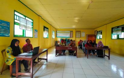 Bhabinkamtibmas Hadiri Rapat Musyawarah Terkait RKP Desa TA 2024