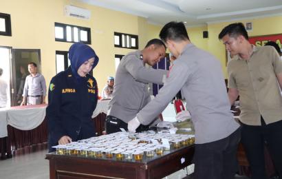 Propam Mabes Polri Gelar Gaktiblin, 132 Personel  Polres Seluma di Tes Urine