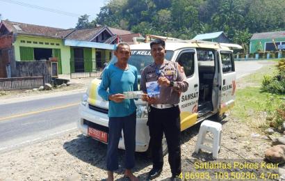 Sat Lantas Polres Kaur Gelar Samsat Keliling 
