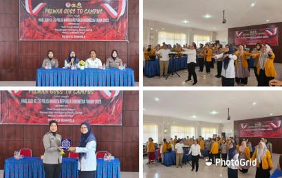 Peringati Hari Jadi Polwan ke 75, Polwan Polresta Bengkulu Gelar Goes To Campus  