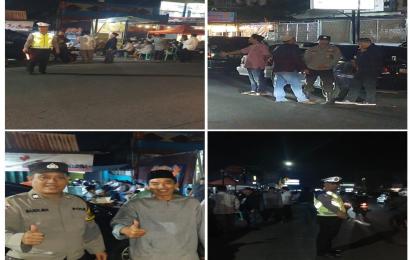 Patroli Dialogis di Rumah Duka Warga Binaannya, Polsek Gading Cempaka Gelar Pengaturan Lalin