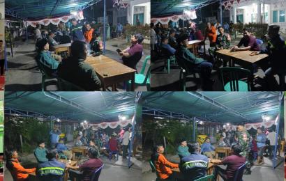 Monitoring Kegiatan Perlombaan Warga Binaan dalam memeriahkan HUT RI Ke 78, Bhabinkamtibmas Sampaikan Imbauan  