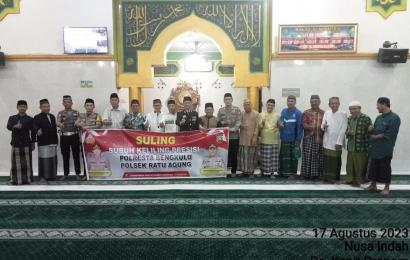 Polresta Bengkulu Suling di Masjid Al Musafin, Warga Keluhkan Kendaraan yang Memakai Knalpot Brong 