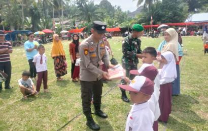 Sinergitas Tni-Polri, Polsek Talo dan TNI Koramil 425-02 Talo Gelar Perlombaan Perayaan HUT RI ke 78 