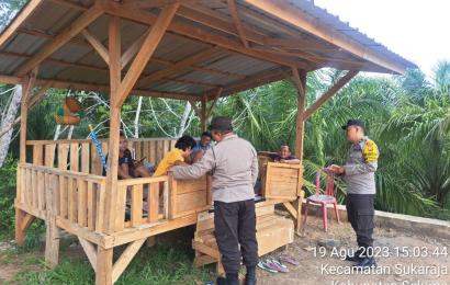 Antisipasi 3C, Polsek Sukaraja Patroli KRYD dan Patroli Sambang di Wilayah Hukum 