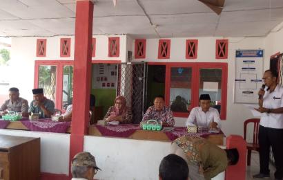 Kanit Binmas Polsek Manna Hadiri Musyawarah Ketahanan Pangan