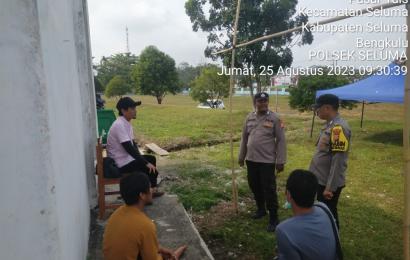 Tampung Aspirasi dan Keluhan Masyarakat, Polsek Seluma Gelar Jumat Curhat di Kelurahan Pasar Tais