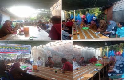 Sambang Silahturahmi, Polsek Kampung Melayu Jumat Curhat Bersama Warga Kelurhan Sumber Jaya