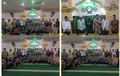 Tinggkatkan Pelayanan, Polresta Bengkulu Jumat Curhat di Masjid Al Muhajirin Dengarkan Keluhan Warga  