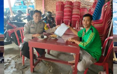 Inovasi Bhabinkamtibmas, Polsek Muara Bangkahulu Berikan Pelayanan Delivery SIK kepada Warga 