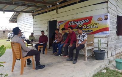 Minggu Kasih, Polsek Kaur Selatan di Pondok Pusaka Desa Padang Petron 