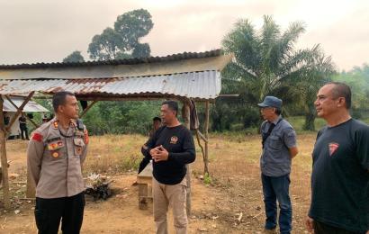 Kapolres Kaur dan Danyon B Sat Brimob Polda Bengkulu Cek dan Kontrol Personel Pengamanan di PT DSJ 