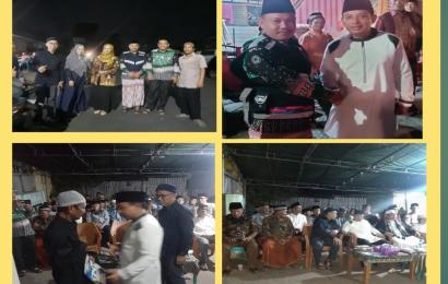 Hadir di Takziah Malam Ketiga Warga Binaannya, Bhabinkamtibmas Titipkan Pesan Kamtibmas 