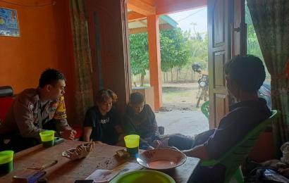 Bhabinkamtibmas Polsek Seginim Imbau Remaja yang Nongkrong Tidak Terlibat Dalam Kriminalitas 