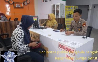 Sat Lantas Polres Benteng Bersama Instansi Terkait Gelar Pelayanan Regident Ranmor 