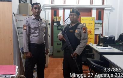 Personel Polsek Padang Jaya Laksanakan Pengamanan Objek Vital 