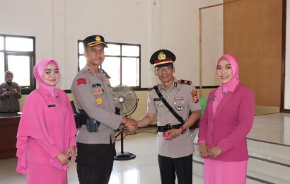 Kapolres Kaur Pimpin Sertijab, Kapolsek Kota Manna Jabat Kasat Lantas Polres Kaur