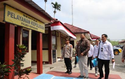 Wakpolres Kepahiang Dampingi Ombudsman RI Cek Pelayanan Publik di Mako Polres Kephiang 
