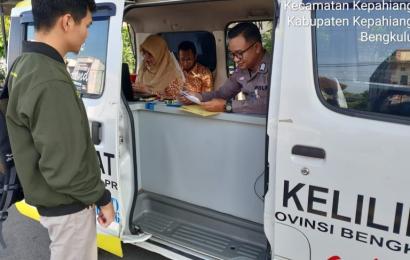 Bayar Pajak Kendaraan Lebih Dekat, Polres Kepahiang Gelar Samsat Keliling