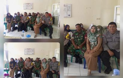 Personel Polsek Muara Bangkahulu Sambang Kamtibmas, Hadiri Kegiatan Program Lintas Sektor 