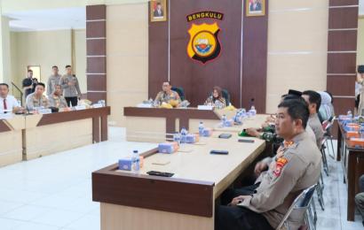 Kapolres Seluma Ikuti Giat Sosialisasi MOU Dewan Pers dengan Polri di Polda Bengkulu