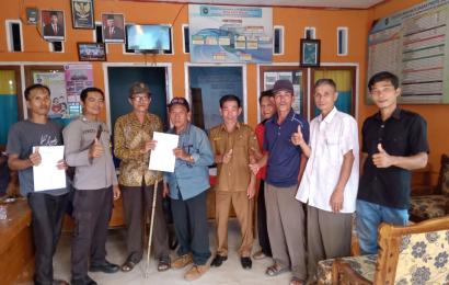 Bhabinkamtibmas Mediasi dan Problem Solving Permasalahan Sengketa Tanah Warga binaannya di Desa Batu Panco 