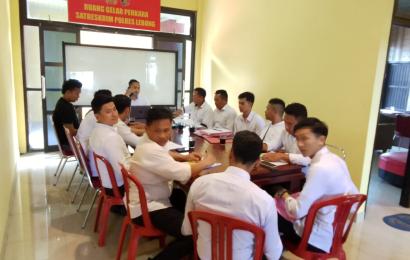 Satreskrim Polres Lebong Gelar Anev Penanganan Perkara
