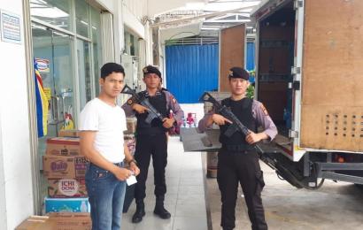 Rutin Jaga Keamanan Wilayah, Sat Samapta Polres Kaur Patroli Keliling