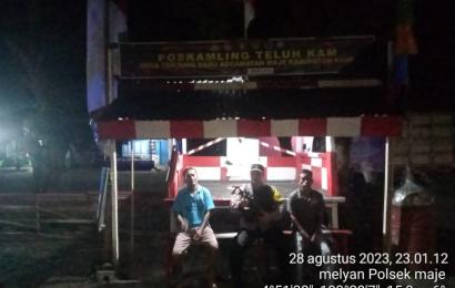 Patroli Dialogis, Polsek Maje Sampaikan Pesan Waspada Terjadinya Kejahatan dan Tindak Pidana 