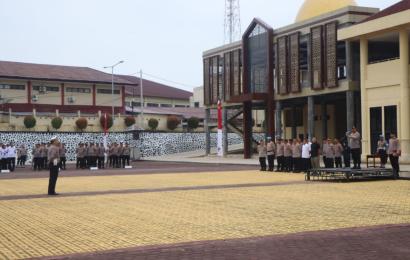 Pimpin Apel Pagi, Ini Arahan Wakapolda Bengkulu