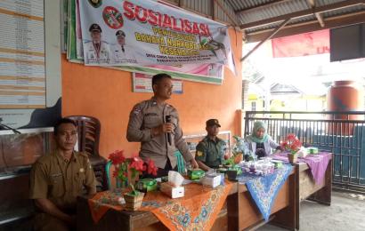 Bentuk Mental Kepribadian Siswa, Kanit Binmas Berikan Sosialisasi Bahaya Narkoba di SMPN 10 BS