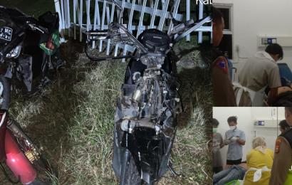 Lakalantas Mio Vs Beat, Warga Kota Manna Luka Berat Tak Sadarkan Diri