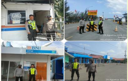 Patroli KRYD, Polsek KSKP Ingatkan Warga Untuk Tingkatkan Kewaspadaan Gangguan Kamtibmas