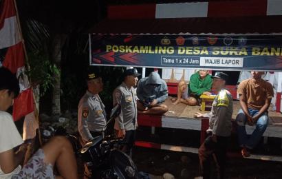 Patroli dan Sambang, Polsek Kaur Selatan Ingatkan Warga Untuk Lakukan Ronda Pada Jam Rawan Kamtibmas