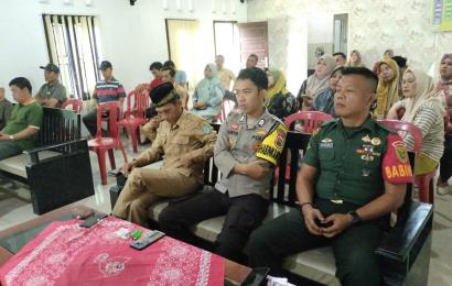 Bhabinkamtibmas Polsek Air Besi Hadiri Kegiatan Rapat Pembentukan Tim Seleksi Perangkat Desa 