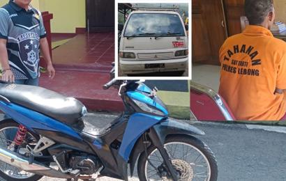 Tertangkap Mencuri Mobil, Pria ini Juga Ketahuan Mencuri Sepeda Motor Warga Lebong