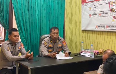 Bag SDM Polres Lebong Laksanakan Anev  Aplikasi SIPP, SIPK, SISDM, dan SEKTA