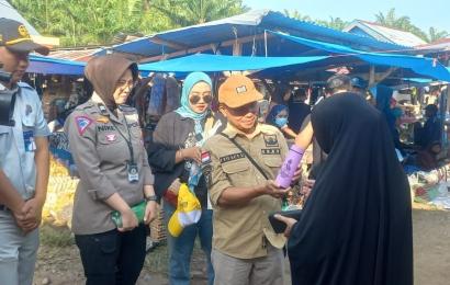 Polres Mukomuko dan UPTD Samsat Mukomuko Gelar Grebek Pajak di Pasar Lubuk Sanai