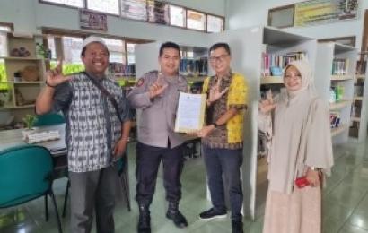Dukung Program Bhabinkamtibmas, Perpusda Rejang Lebong Jalin Kerjasama 