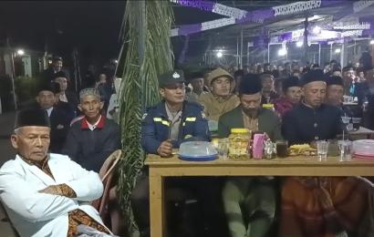 Sinergi Polri, Polsek Kabawetan Hadiri dan Gelar Pengamanan Wayang Kulit
