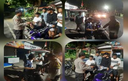 Patroli Dialogis Polsek Teluk Segara Sampaikan Imbauan Dengan Humanis