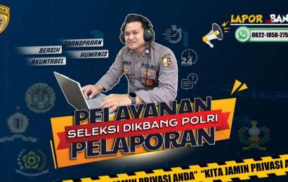 Buka Seleksi Dikbangpimti 2024, SSDM Polri Luncurkan Layanan "Laporbang" 