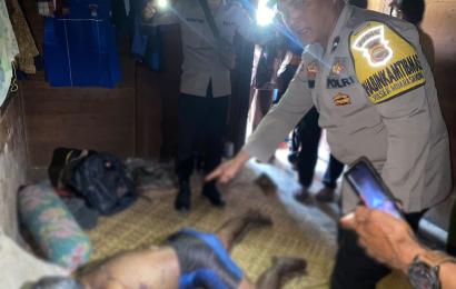 Polisi Olah TKP Penemuan Warga Kaur Ditemukan Membusuk 