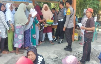 Sambangi Kegiatan Masyarakata, Polsek Manna Lakukan Pengamanan dan Sampaikan Imbauan 